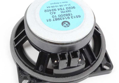 Altavoz de medios para sistema Top Hi-Fi OEM 65139143987 para BMW E83, E85, E86. Original BMW.