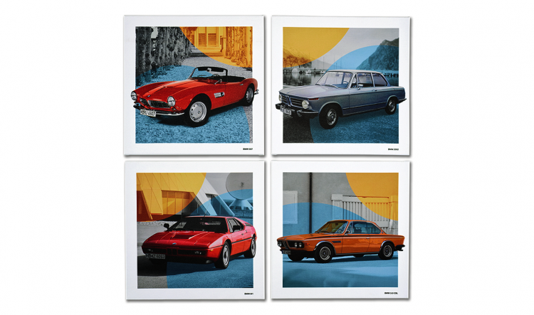Lienzo Bmw Classic Multicolor. Original Recambios