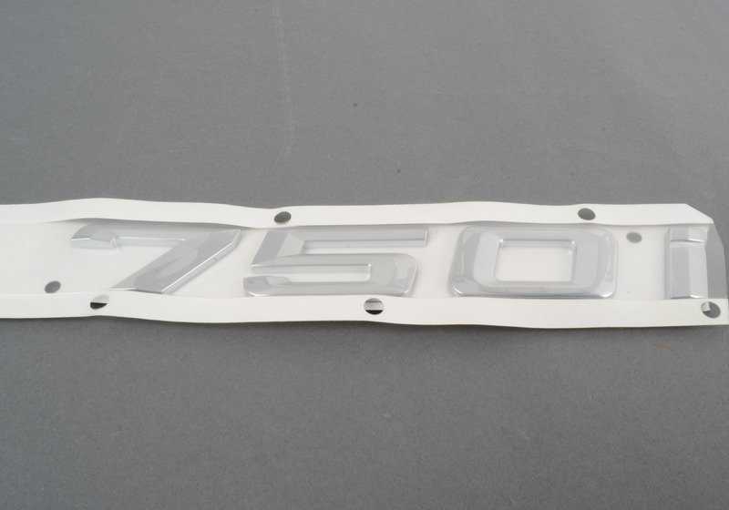 Emblema para BMW Serie 7 E65 (OEM 51147148189). Original BMW