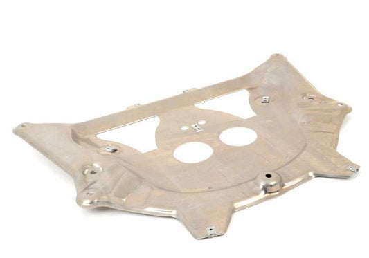 CHASIS REINFORCEMENT PLATE OEM 31112282970 for BMW E60, E61, E63, E64. Original BMW piece.