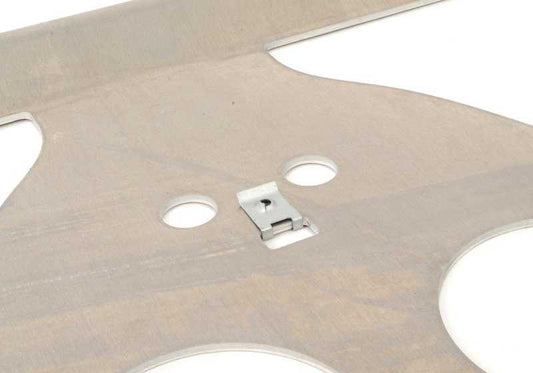 Placa de refuerzo del chasis OEM 31112282970 para BMW E60, E61, E63, E64. Pieza original BMW.