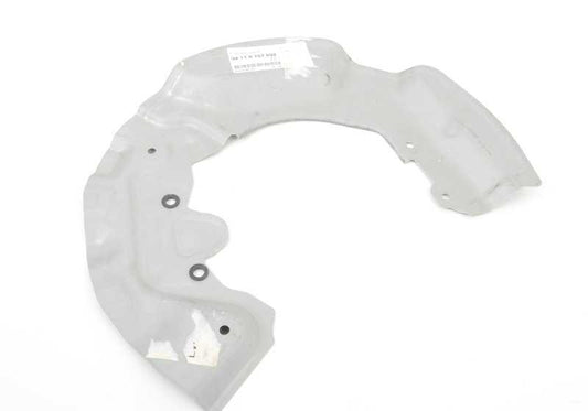 Protettore del freno anteriore destro 34116767692 per BMW 6 E63 630i Series {Modelli: EA11, EA21, EA22, EA31, EA32, EA41, EA42, EH31, EH32, EH41}. BMW originale.