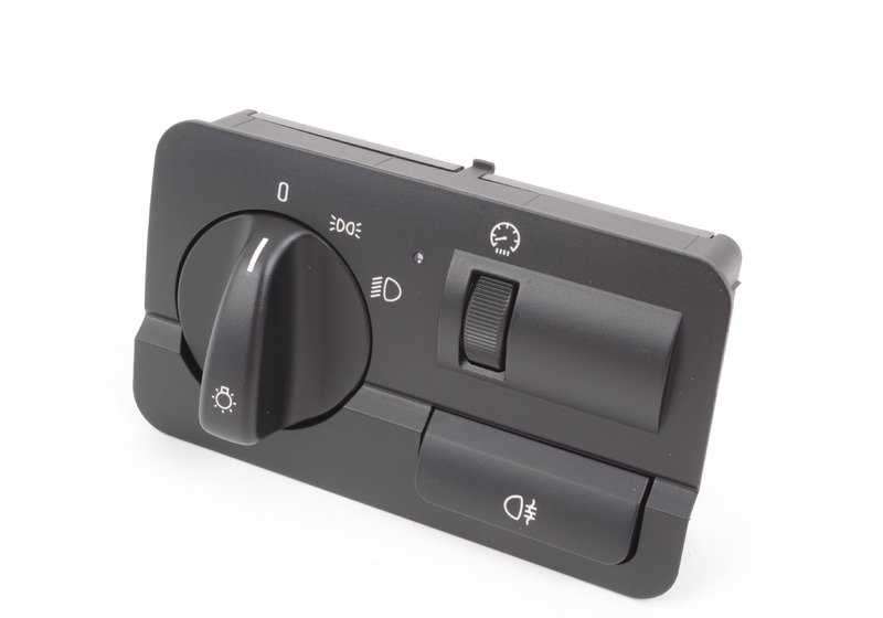 Interruptor de luces OEM 61318386191 para BMW E46. Módulo de control de iluminación del salpicadero. Original BMW.