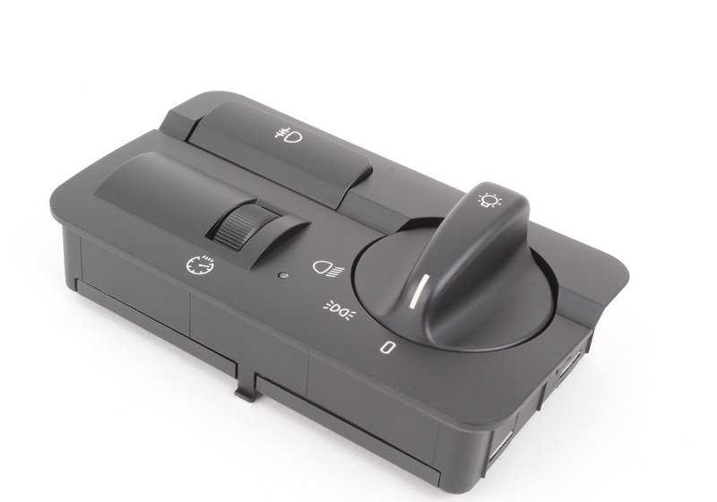 Interruptor de luces OEM 61318386191 para BMW E46. Módulo de control de iluminación del salpicadero. Original BMW.