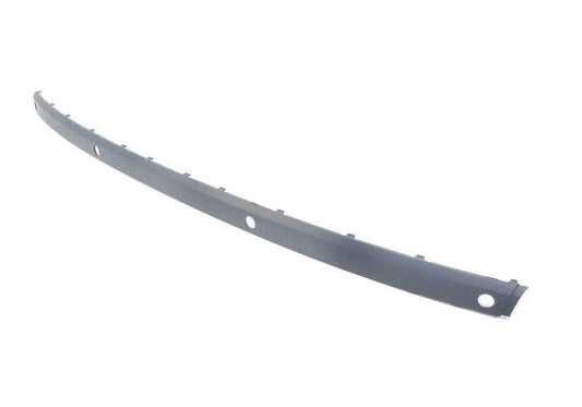 Moldura central paragolpes trasero imprimada OEM 51127142223 para BMW E65 y E66. Original BMW.