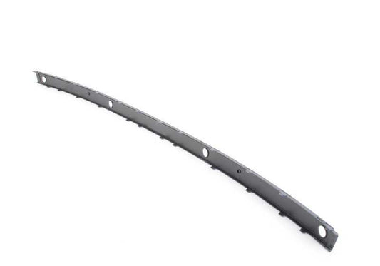 Moldura central paragolpes trasero imprimada OEM 51127142223 para BMW E65 y E66. Original BMW.