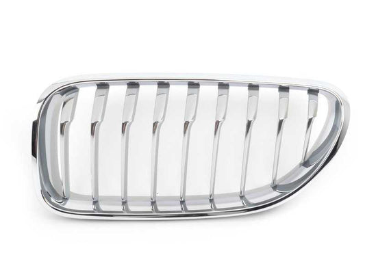 Rejilla decorativa frontal izquierda OEM 51137370391 para BMW F06, F12, F13. Piezas originales BMW.