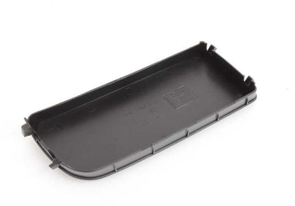 Tapa lateral izquierda OEM 51118122449 para BMW E36. Pieza original BMW. Color gris oscuro. Compatible con varias versiones del parachoques delantero.