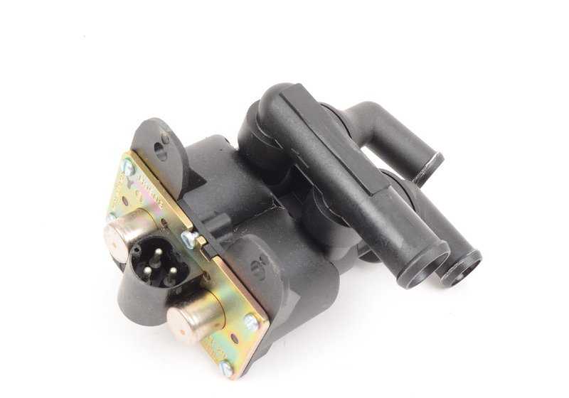 Válvula de aquecimento OEM 64111388619 para BMW E32 e E34. Controla o fluxo de água quente para o aquecimento do carro. BMW original.