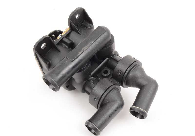Válvula de aquecimento OEM 64111388619 para BMW E32 e E34. Controla o fluxo de água quente para o aquecimento do carro. BMW original.