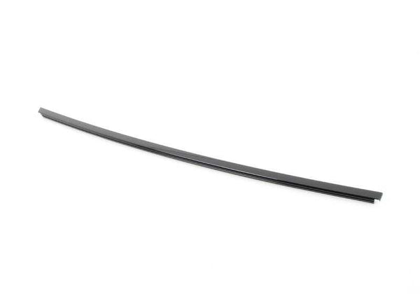 Moldura del marco de la ventana de la puerta trasera izquierda para BMW F26 (OEM 51357335677). Original BMW.