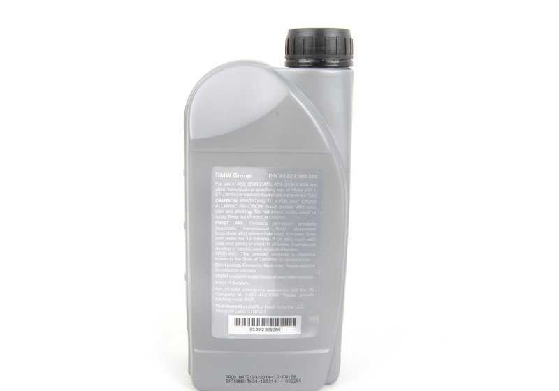 Aceite ATF 1 para cambio automático 1L OEM 83222305395 para BMW E36, E46, E39, E83, E53, Z3. Original BMW.