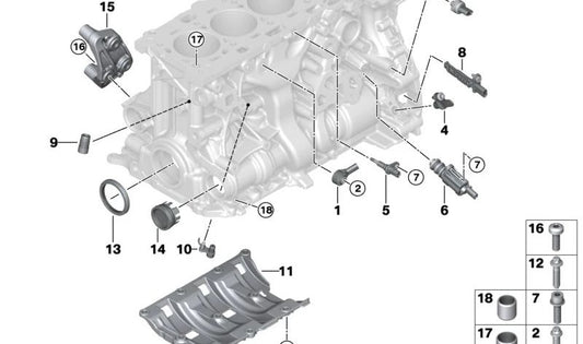 Assiette d'adaptation pour BMW 1 F40 Series, F52, F70, série 2 F44, F45, F46, G42, U06, série 3 G20, G21, G28, série 4 G22, G23, G26, série 5 G30, G31, série 6 G32, série 7 G11n, G12N, x1 F48, U11, x2 F39. G01, Z4 G29; Mini F54, F55, F56, F57, F60 (ou