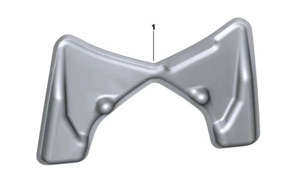 Cubierta central con espuma acústica OEM 46638527437 para motos BMW C 600 Sport y C 650 Sport. Original BMW Motorrad.