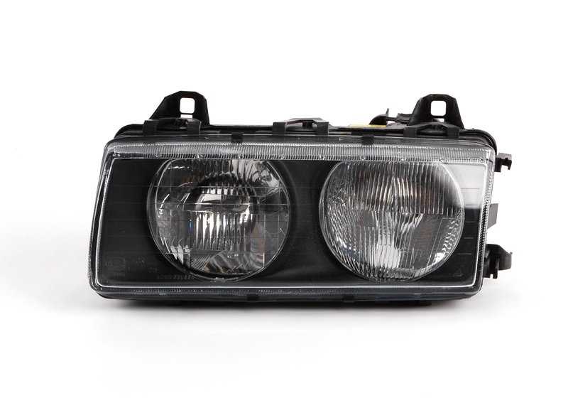 Faro delantero izquierdo OEM 63128363493 para BMW Serie 3 E36 316i (1993–1999). Original BMW.