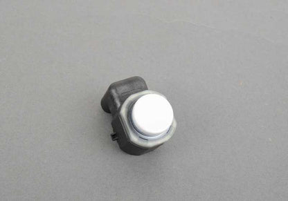 Sensor de estacionamento traseiro PDC OEM alpino branco 66209142211 para BMW E60, E61, E63, E64, E70, E71, E72, E83. BMW original.
