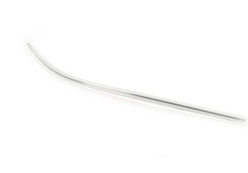 Moldagem cromo Superior Framework Left Door da frente OEM 51337072885 Para BMW E60 e E61. BMW original.