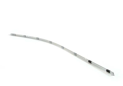 Moldagem cromo Superior Framework Left Door da frente OEM 51337072885 Para BMW E60 e E61. BMW original.