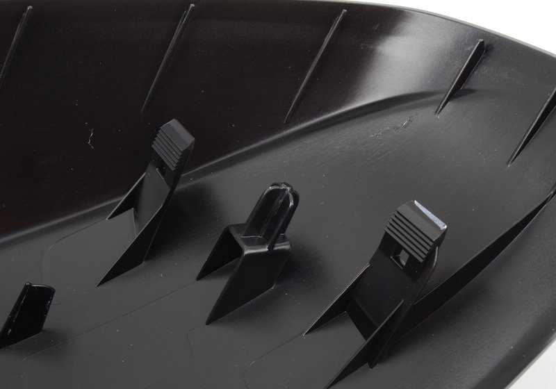 Carcasa de espejo retrovisor derecho imprimada OEM 51167218292 para BMW E70, E71. Original BMW.