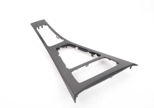 Embellecedor consola central OEM 51166982642 para BMW E90, E91, E92, E93. Original BMW.