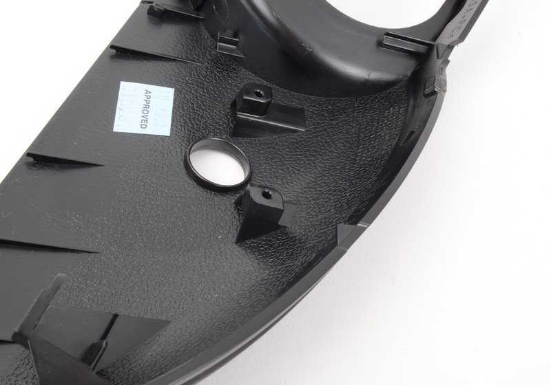 Cubierta mecanismo de trinquete derecho para BMW E70, E71 (OEM 51167233056). Original BMW