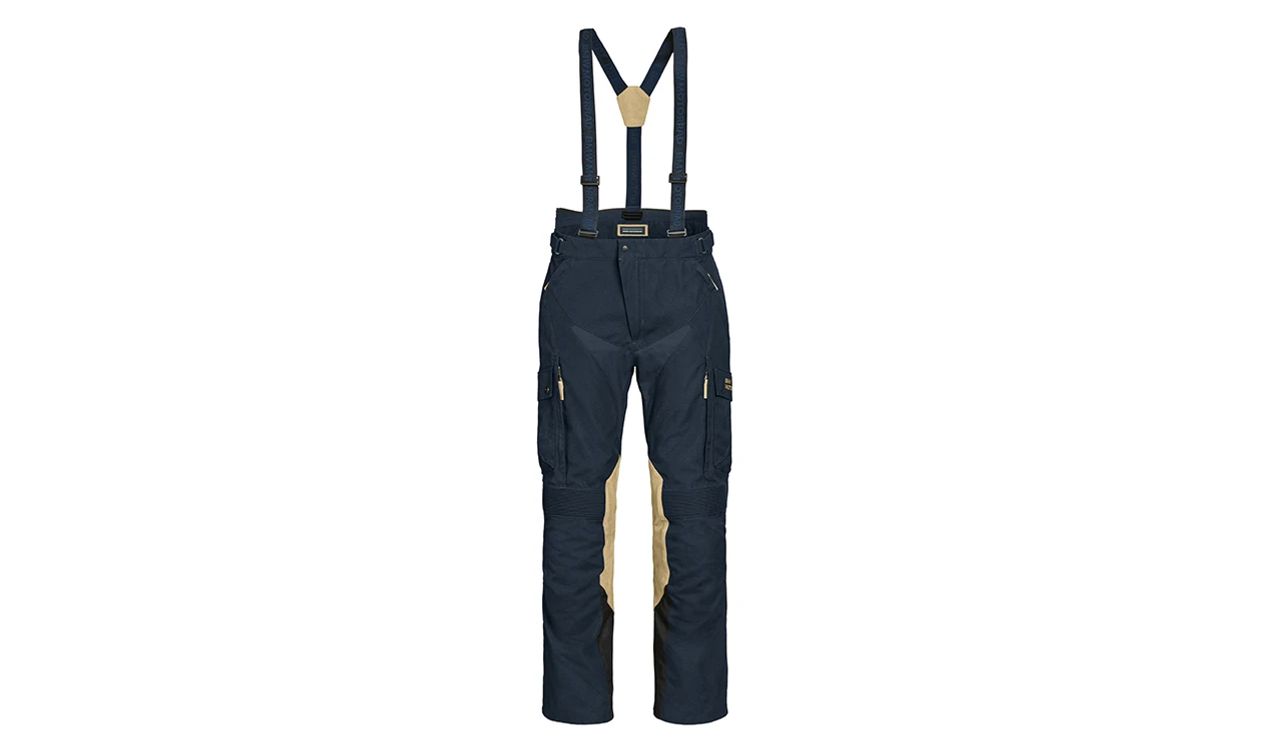 Pantalones GS Tatacoa talla 66 azul noche OEM 76115B3D237 para BMW. Original BMW Motorrad.
