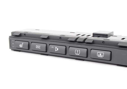 Módulo de interruptores consola central OEM 61316925512 para BMW E46 (318i, 320i, 323i, 325i, 328i, 330i, M3). Original BMW.