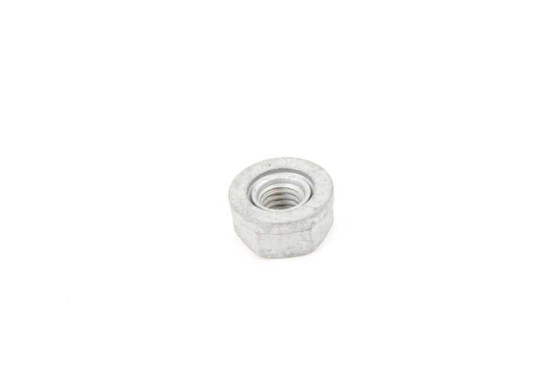 Tuerca hexagonal M6 OEM 34411151209 para BMW E36, E39, E23, E31, E53, Z3, E52. Pieza original BMW para sistemas de freno de mano y freno de estacionamiento.