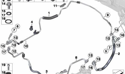 Amortiguador de vibración para BMW E81, E87, E90, E91, E92, E84, E89, Mini R55, R56, R57 (OEM 64509231714). Original BMW