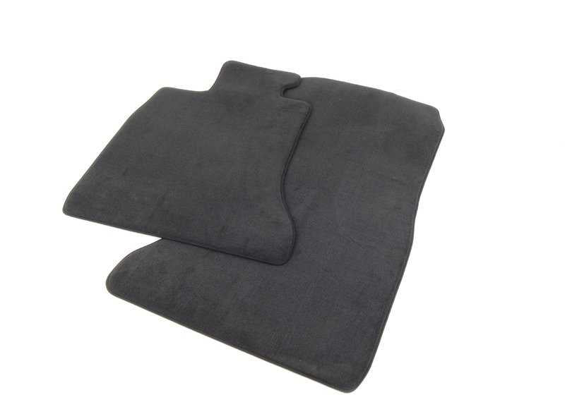 Velourues Anthrazit OEM 51479124740 für BMW 7 F02 und F04 (Limousine und Hybridlimousine ohne XDrive). Voller vorderer und hinterer Set. Original BMW.