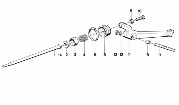 Rodamiento de bolas para BMW R248 (OEM 07119984020). Original BMW