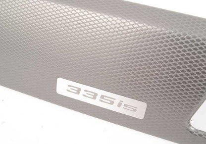 Embellecedor salpicadero derecho aluminio glaciar OEM 51458049217 para BMW E92N y E93N. Acabado original en aluminio glaciersilber. Pieza original BMW.