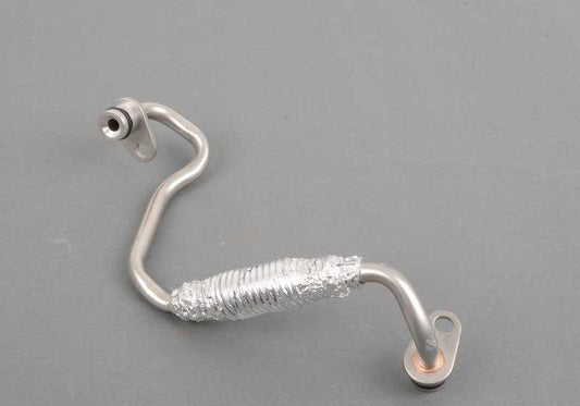 Tubería de aceite OEM 11427848524 para BMW F87N, F80, F80N, F82, F82N, F83, F83N. Conducto de alimentación de aceite para turbo. Original BMW.