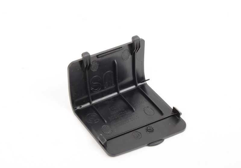Tapón embellecedor negro OEM 51437328338 para BMW E88 y E84. Pieza original BMW para cubrir orificios en el interior del vehículo (zona del suelo/pasajero). Original BMW.