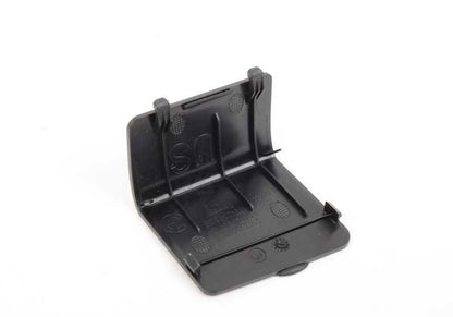 Tapón embellecedor negro OEM 51437328338 para BMW E88 y E84. Pieza original BMW para cubrir orificios en el interior del vehículo (zona del suelo/pasajero). Original BMW.