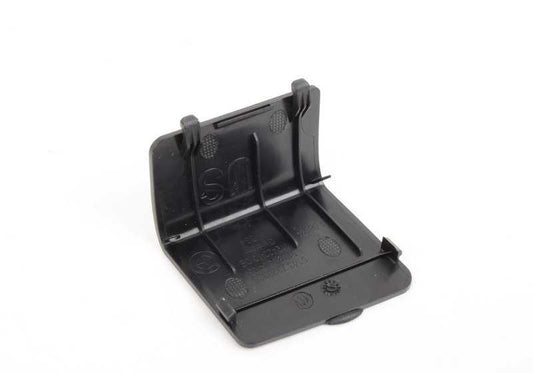 Tapón embellecedor negro OEM 51437328338 para BMW E88 y E84. Pieza original BMW para cubrir orificios en el interior del vehículo (zona del suelo/pasajero). Original BMW.