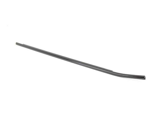 Embellecedor exterior puerta delantera derecha OEM 51337207842 para BMW E70 (X5 3.0d, 3.0sd, 3.0si, 3.5d, 4.8i). Original BMW. Acabado en negro brillante.