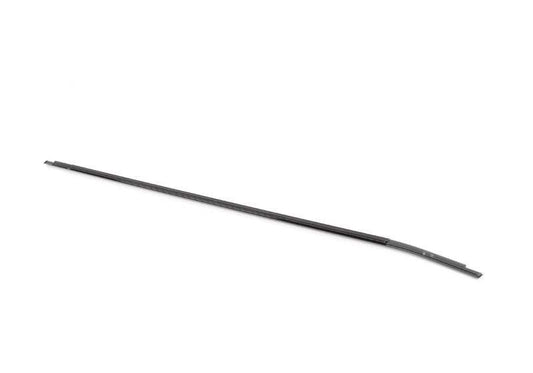 Embellecedor exterior puerta delantera derecha OEM 51337207842 para BMW E70 (X5 3.0d, 3.0sd, 3.0si, 3.5d, 4.8i). Original BMW. Acabado en negro brillante.
