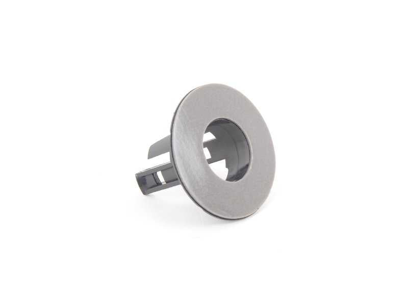 Soporte sensor aparcamiento trasero izquierdo OEM 51128044385 para BMW E92 y E93. Original BMW.