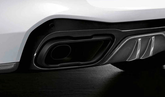 Acabamento de saída de escapamento para BMW G05, G06, G07 (OEM 18302464504). BMW original