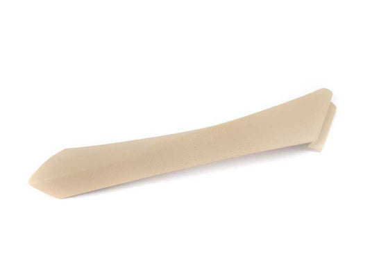 Enganche interior maneta puerta derecha OEM 51416975532 para BMW E92 y E93. Color crema beige. Recambio original BMW.