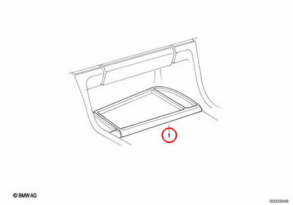 OEM 82119413236 VAY PUADARDOBJET per BMW E34, E32. BMW originale.