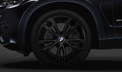 Llanta de aleación M Doble radio 469 Jet Black 20" OEM 36118064894 para BMW F15 y F16. Original BMW.