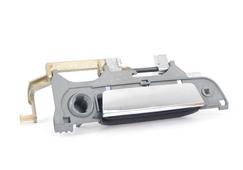 Manecilla exterior puerta derecha cromada OEM 51218400192 para BMW E36 y Z3. Original BMW.