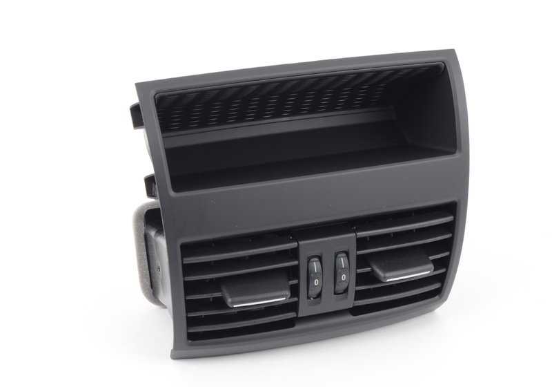 Rejilla central de ventilación OEM 64229172167 para BMW F10, F10N, F11, F11N, F18, F18N. Pieza original BMW.