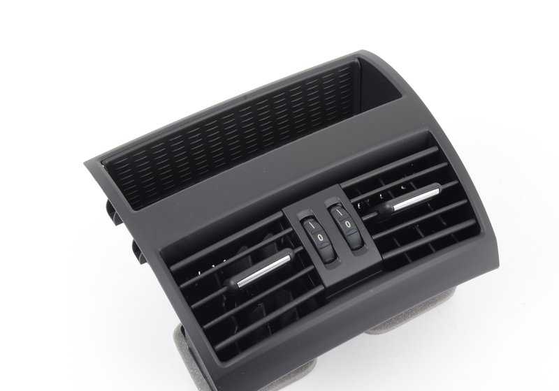Rejilla central de ventilación OEM 64229172167 para BMW F10, F10N, F11, F11N, F18, F18N. Pieza original BMW.
