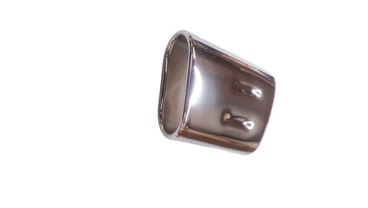 Embellecedor de escape cromado OEM 82129405003 para BMW E36 y Z3. Mejora estética para salida de escape. Medidas 47x94 mm, largo 90 mm. Original BMW.