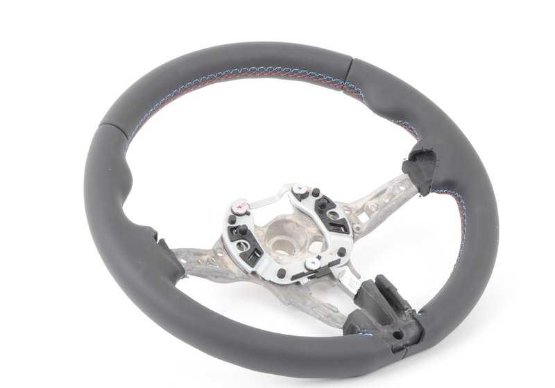 Volent sportif en cuir pour la série BMW 5 F10, 6 séries F06, F12, F13 (OEM 32307846034). BMW d'origine