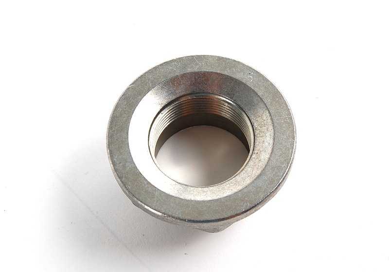 Tuerca de buje OEM 31211128336 para BMW E30, E36, E46, E28, E34, E24, E32, E38, E31, Z3, E85, E86. Original BMW.