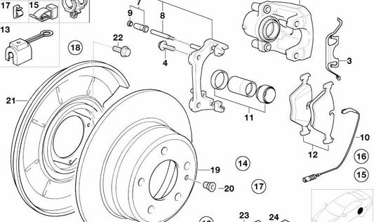 Support de logement des connecteurs pour BMW E31 (OEM 33181180609). BMW d'origine
